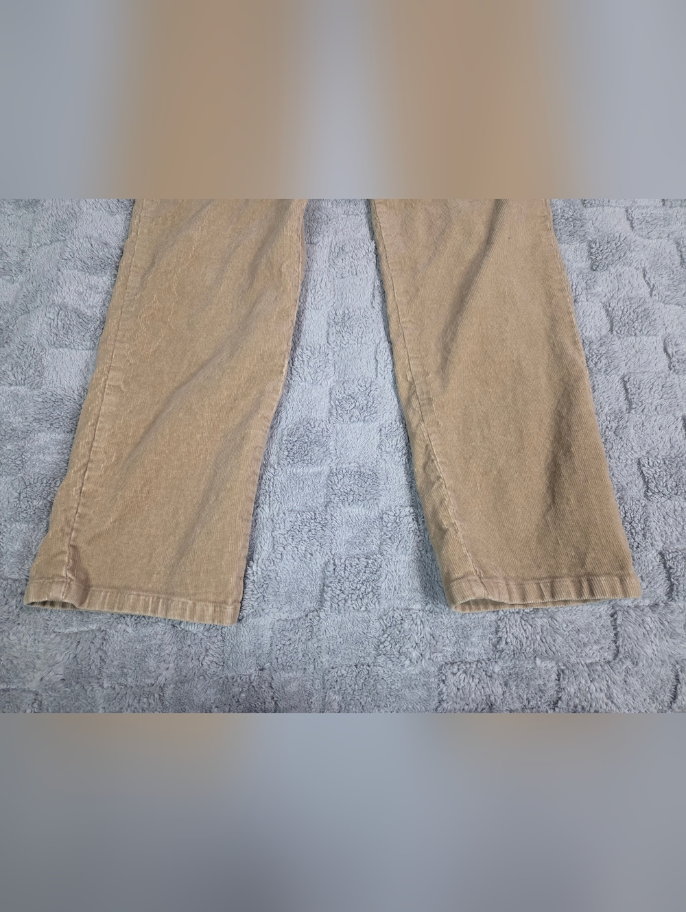 Vintage 90s ORIGINAL LEE corduroy Mom Pants Woman Size 14m  30/29 Beige - Picture 7 of 13